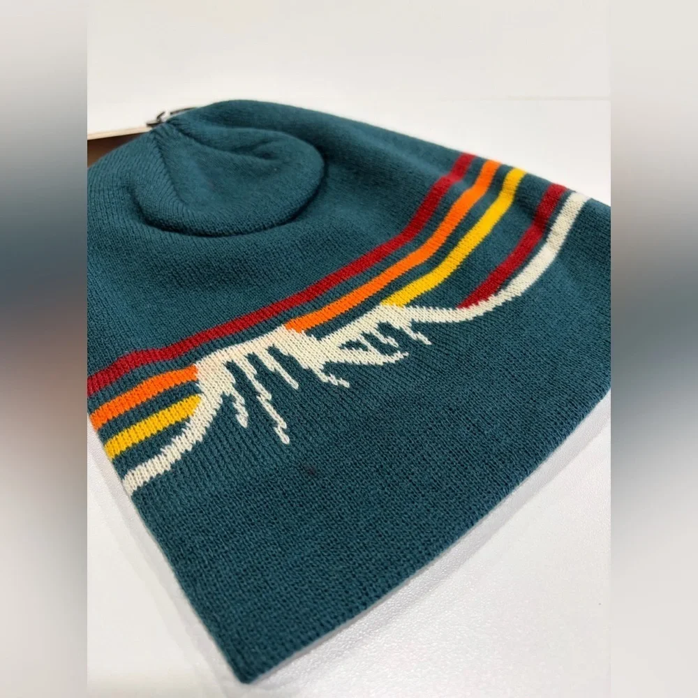 Yo Colorado Table Mesa Beanie Dark Teal NWT Hat Golden Skylly Style Warm